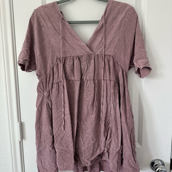 Mustard Seed V-Neck Dress - Picture 3 of 3